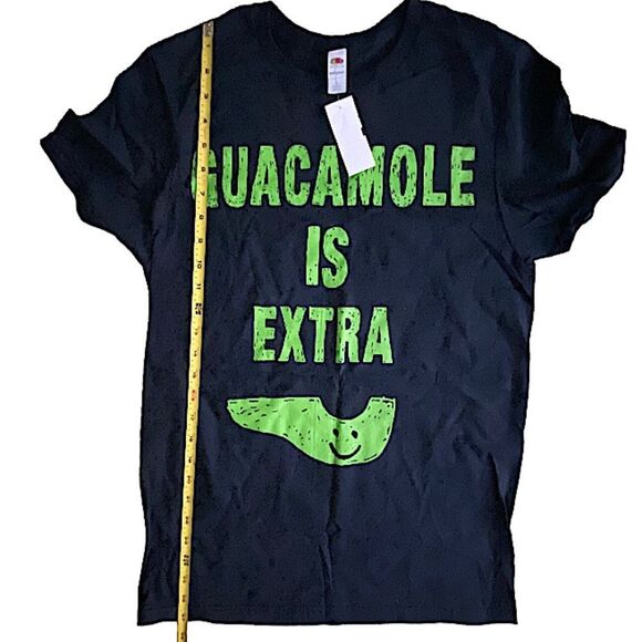Funny Tee Women’s Size Small T-shirt New Cute Guacamole Is Extra Shirt - Picture 2 of 7